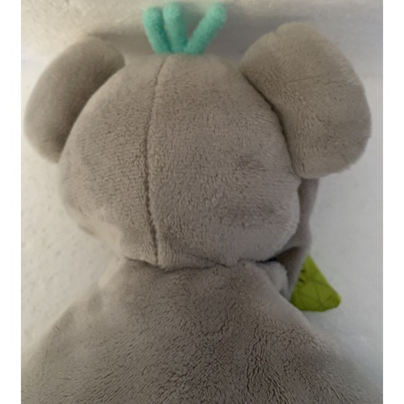B Baby Lovey Cuddly Plush Koala Bear Gray Lovey Soft Security Blanket Gray - Picture 9 of 9